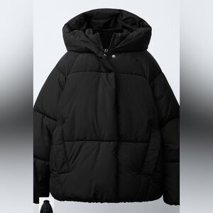 Zara Kids Charcoal Puffer Coat